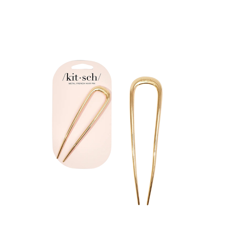 French Hair Pin - Gold