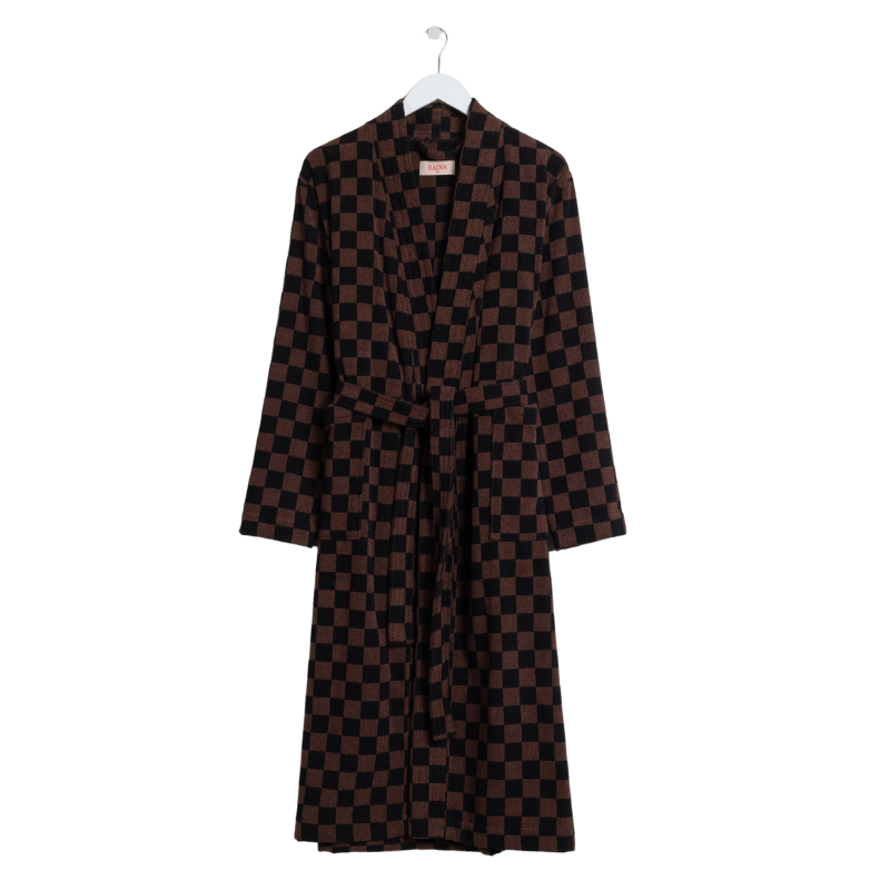 SULIS BATH ROBE - Tabac Noir