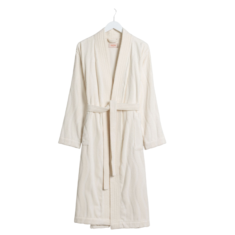 SULIS BATH ROBE - Ivory
