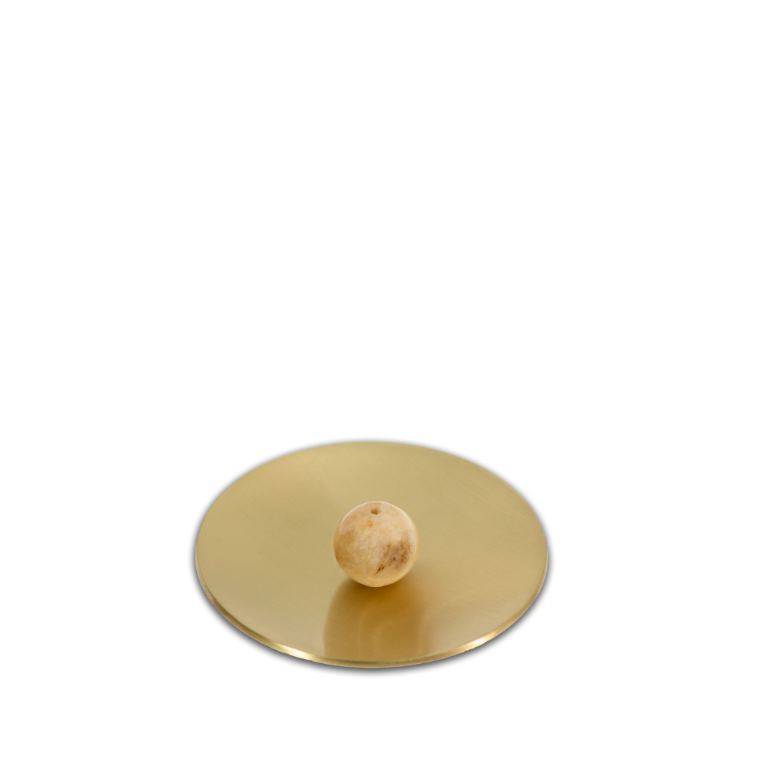 Incense Burner - Yellow Jade crystal