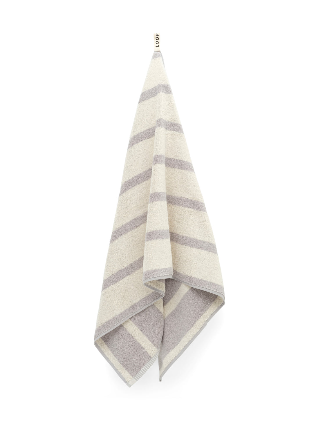 Bath Towel Butter & Stone Bold Stripe