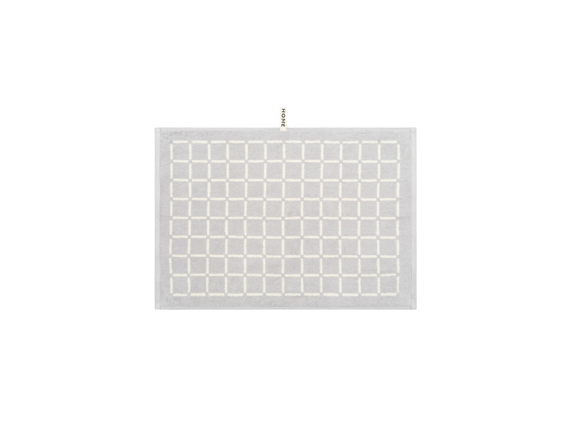 Hand Towel Butter Stone Grid