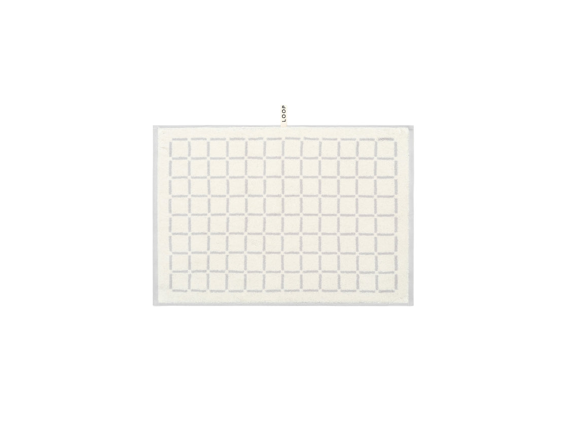 Hand Towel Butter Stone Grid