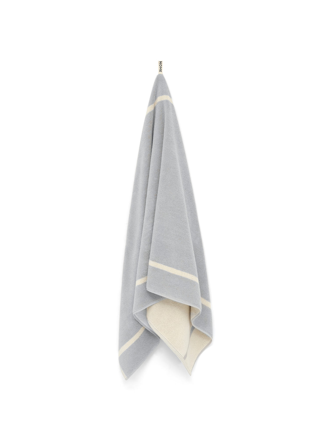 Bath Sheet Butter & Stone Dual Stripe