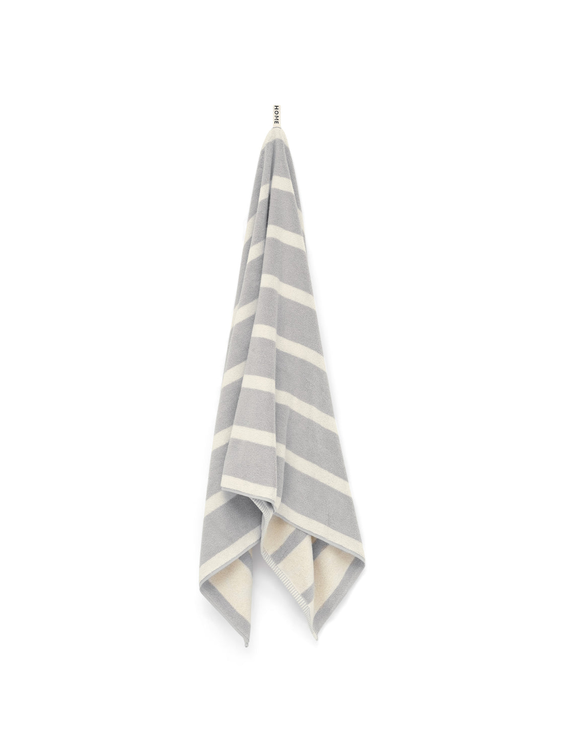 Bath Sheet Butter & Stone Bold Stripe
