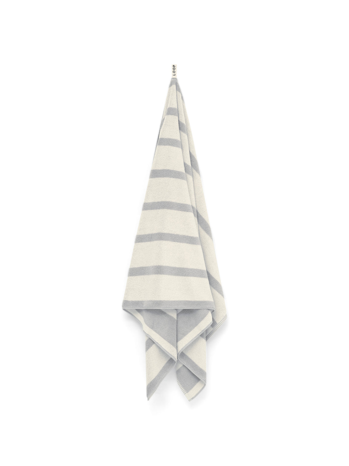 Bath Sheet Butter & Stone Bold Stripe