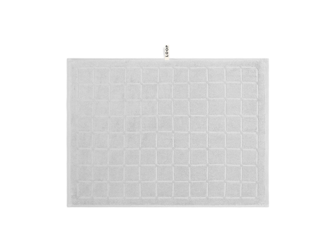 Bath Mat Stone Raised Grid