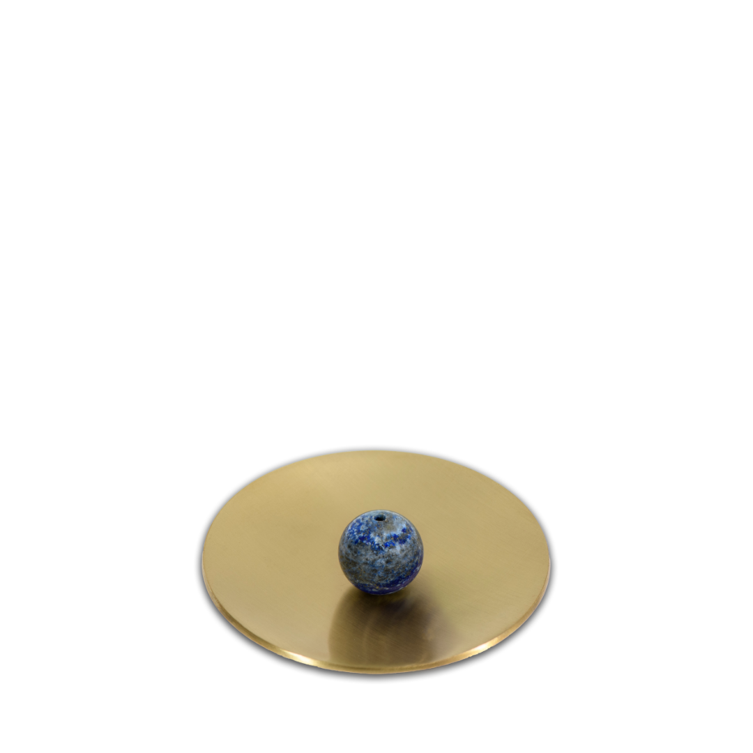 Incense Burner -  Lapis Luzuli crystal
