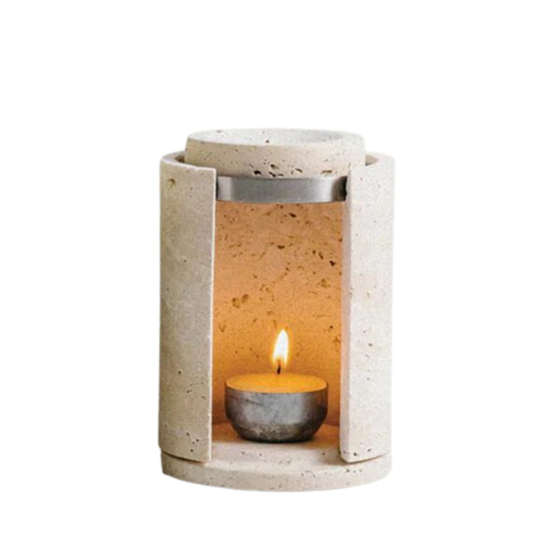 Magma Oil Burner : Travertine