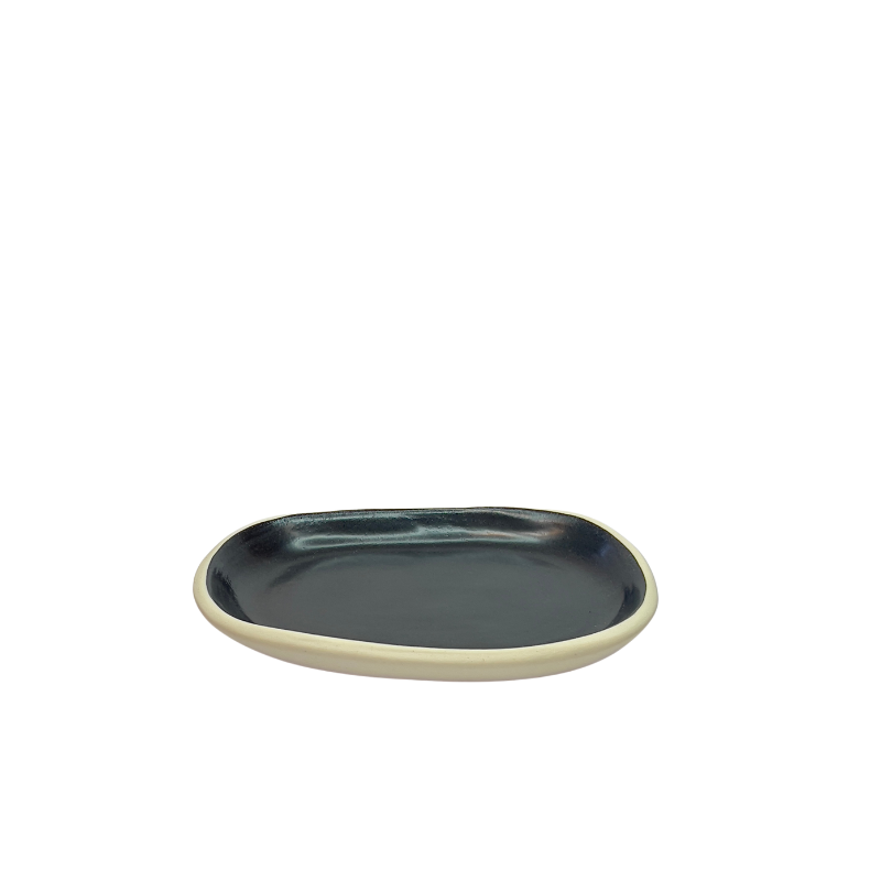 Oval soap dish