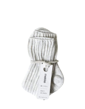 Mekke Cotton Socks - Light Grey