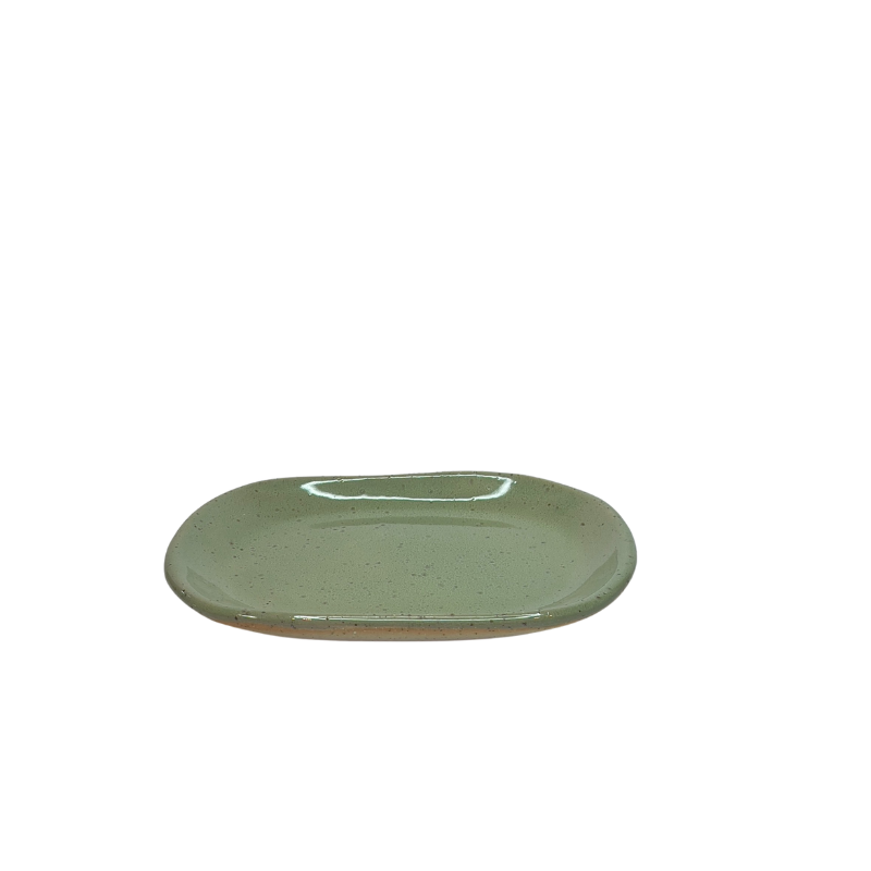 Oval soap dish