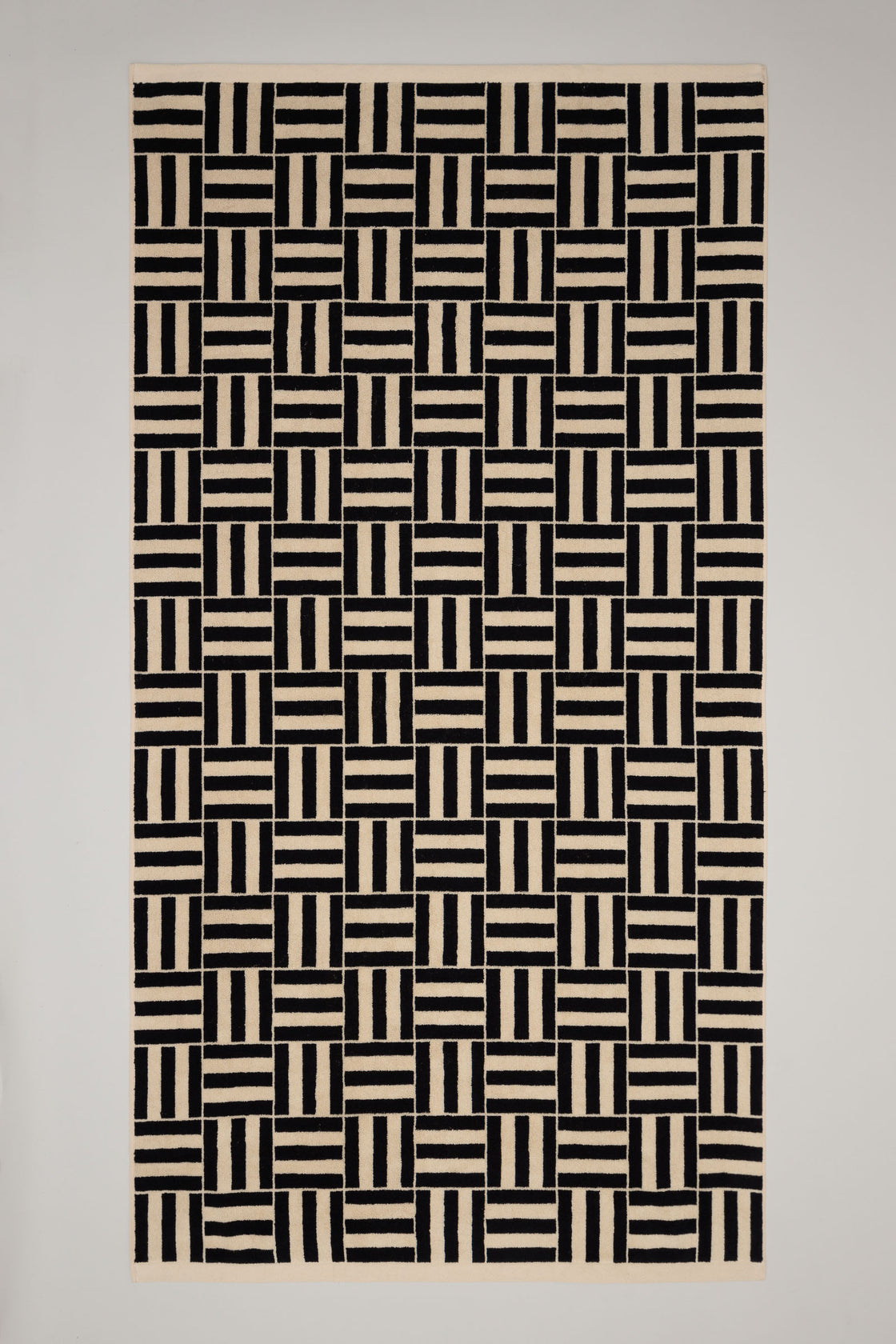 WILLIS ORGANIC COTTON (Pool) TOWEL - SAND & NOIR