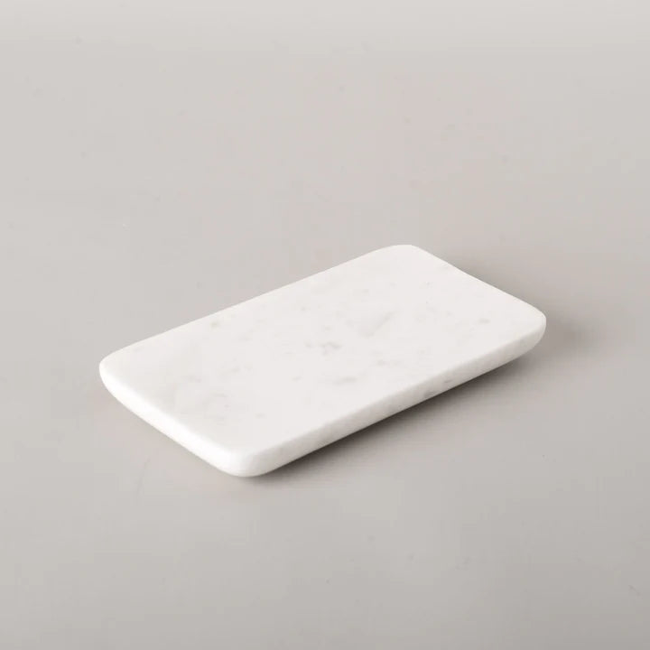 Rectangle Soap Dish - White