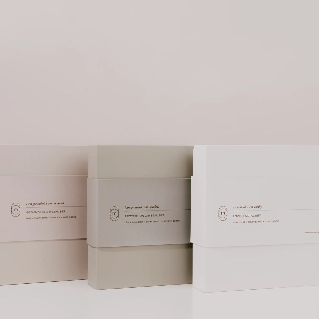 Grounding crystal gift set