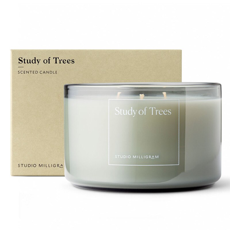 THREE WICK CANDLE - STUDY OF TREES