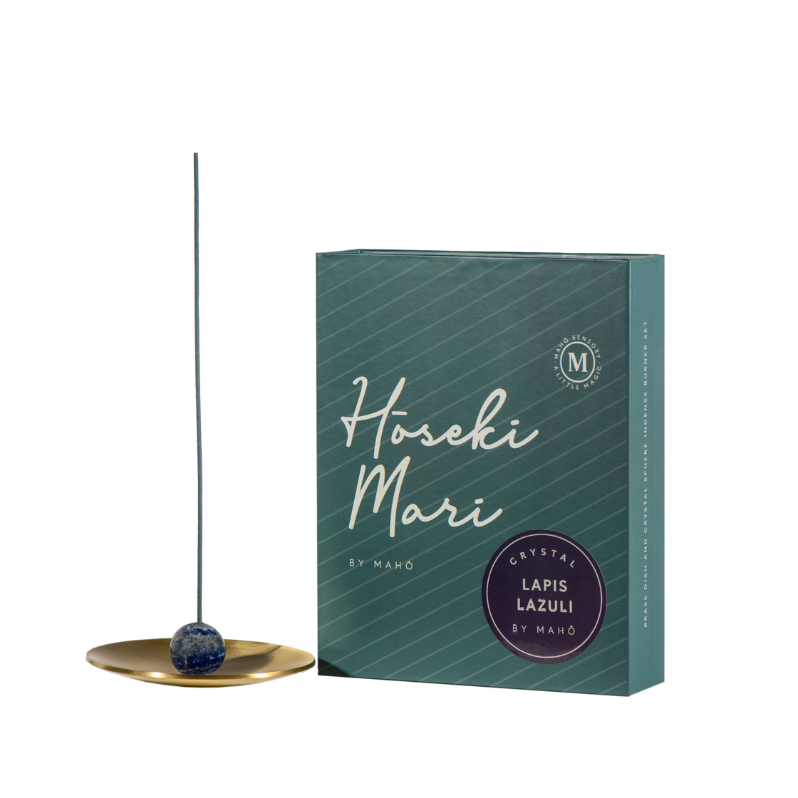 Incense Burner -  Lapis Luzuli crystal