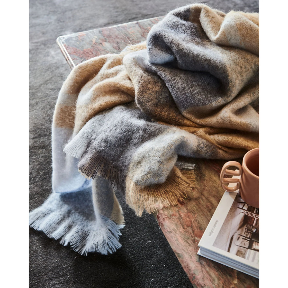MOHAIR THROW DRYSDALE