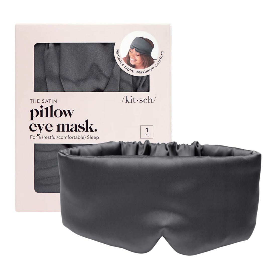The pillow eye mask - charcoal