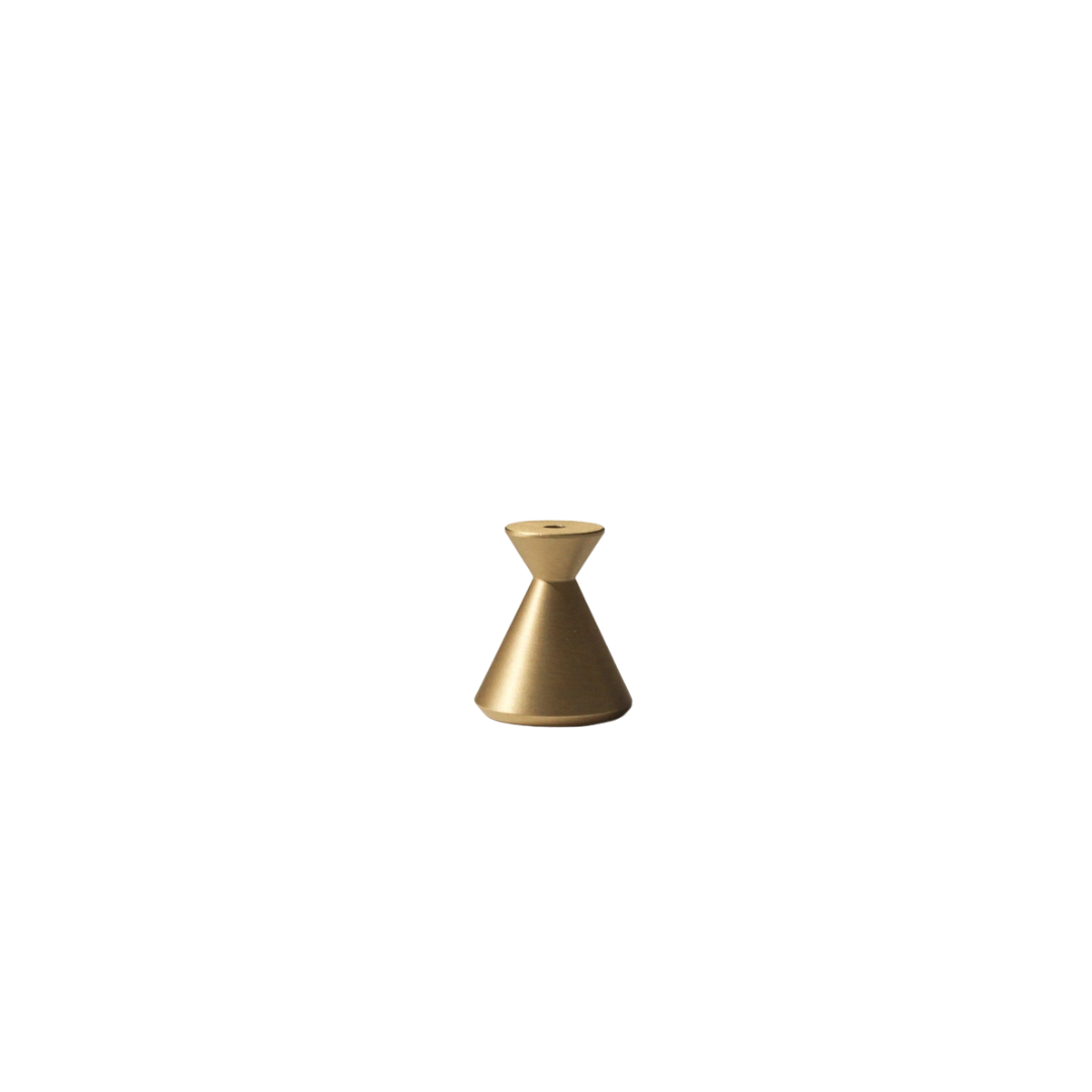 Hourglass Brass Incense Holder