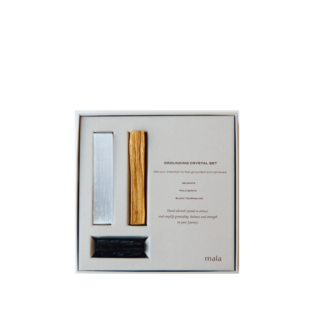 Grounding crystal gift set