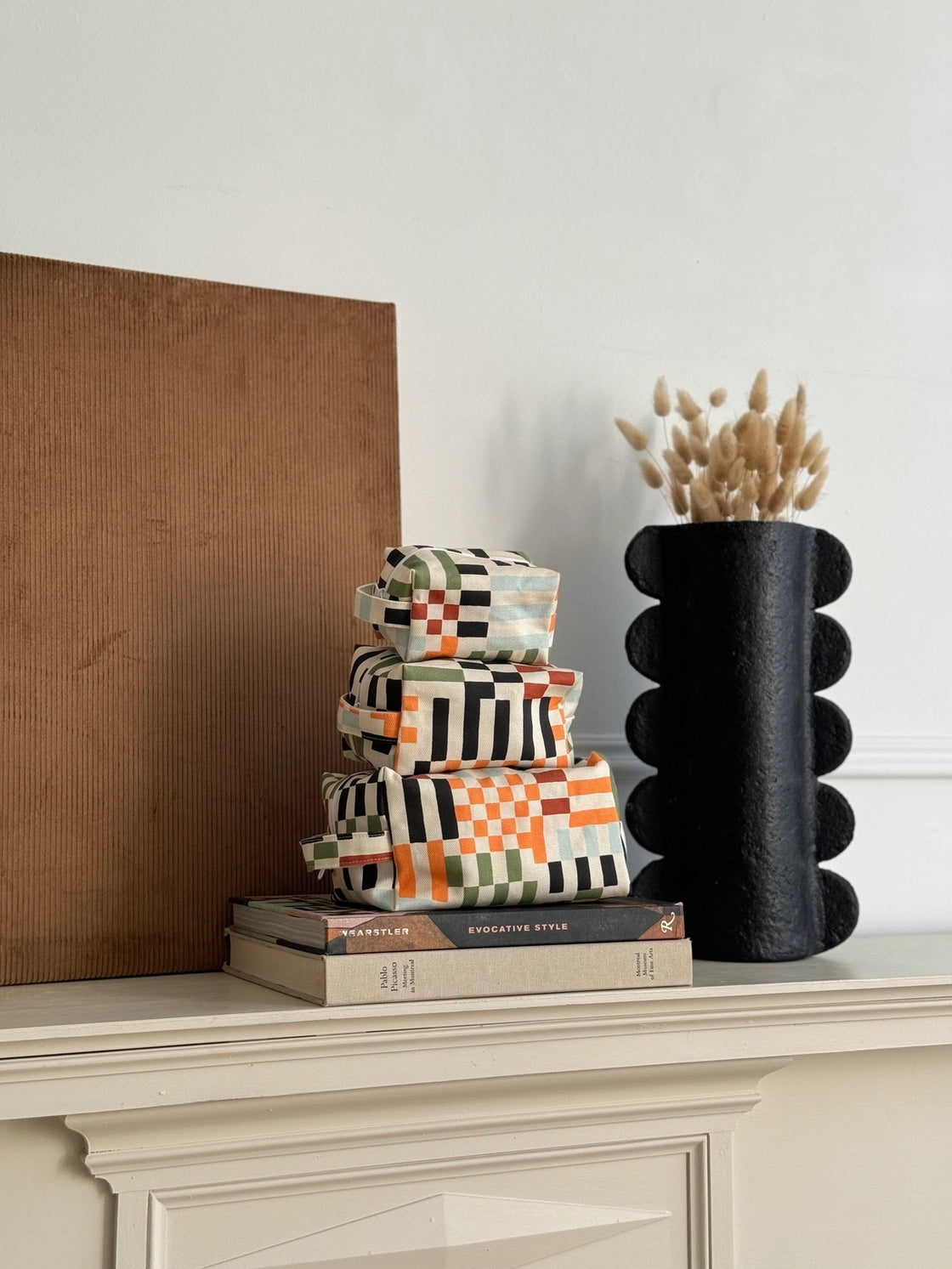 Makeup Bag - Multicolour Checker