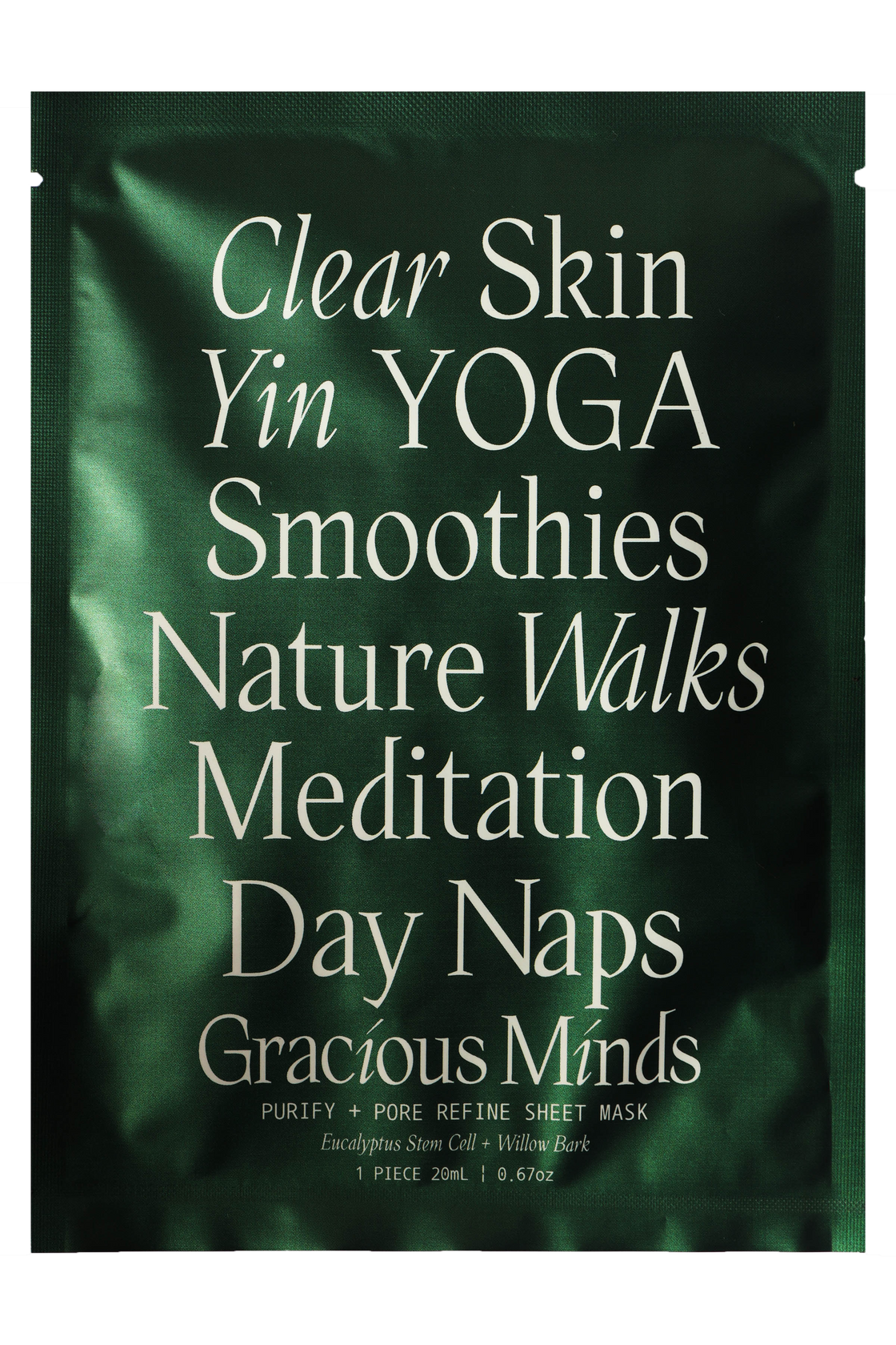 PURIFY AND PORE REFINE SHEET MASK