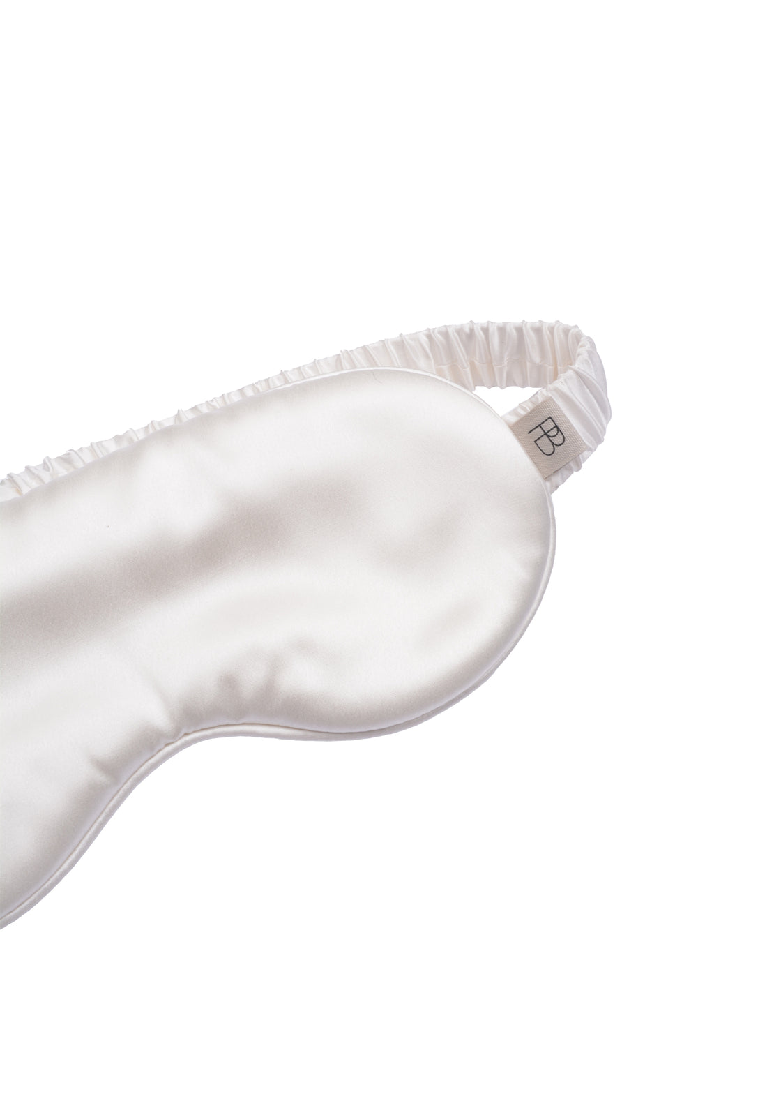 Ivory Silk Eye Mask