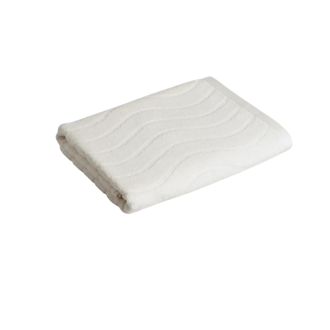 JOHANNA ORGANIC COTTON (BATH) SHEET - IVORY
