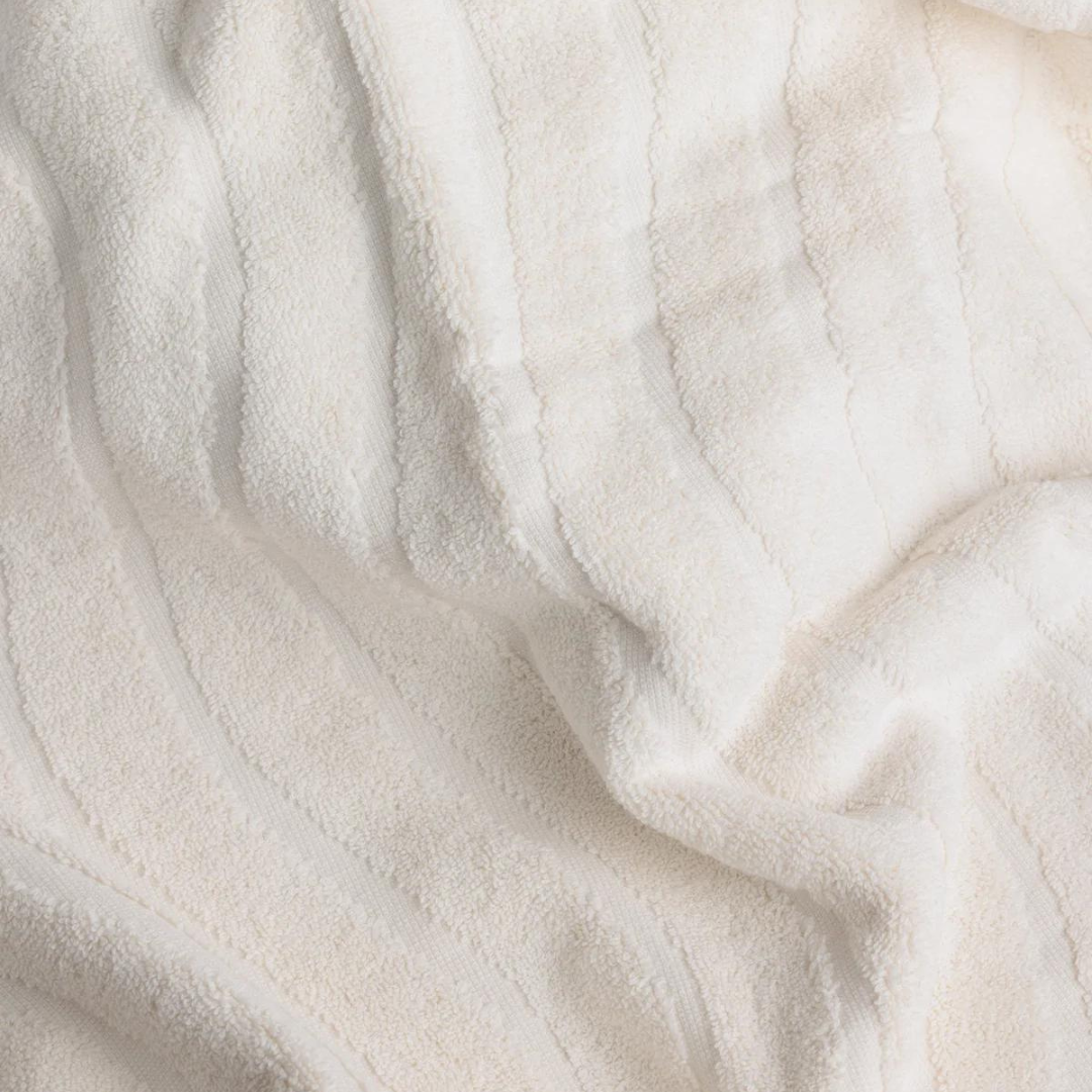 JOHANNA ORGANIC COTTON (BATH) SHEET - IVORY