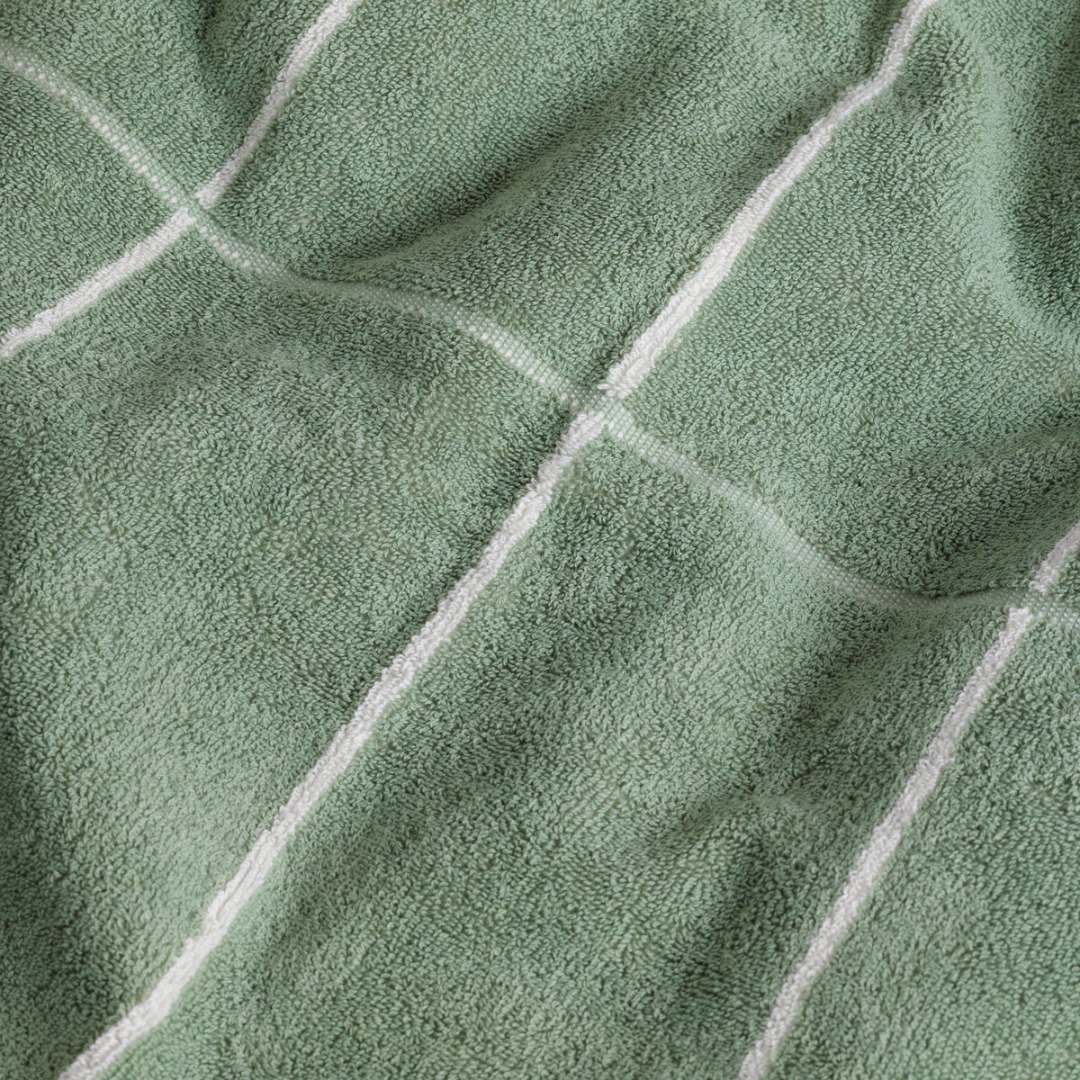 MILES ORGANIC COTTON (Bath) SHEET - SAGE & CHALK