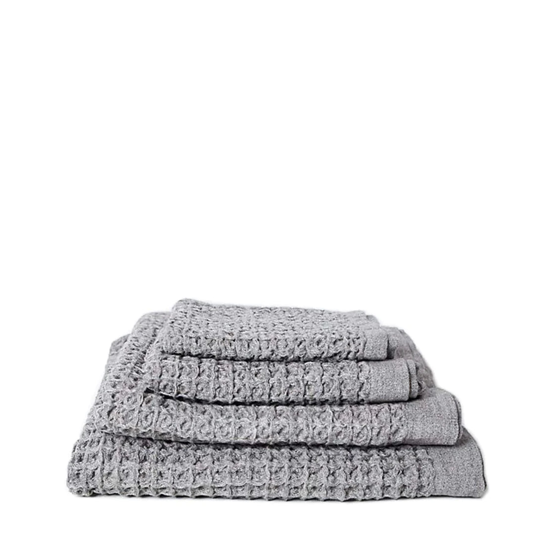 Brera Organic Waffle Towel - Grey