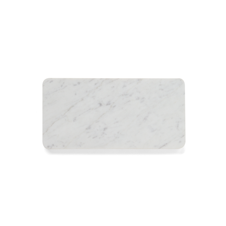 Rectangle Soap Dish - White