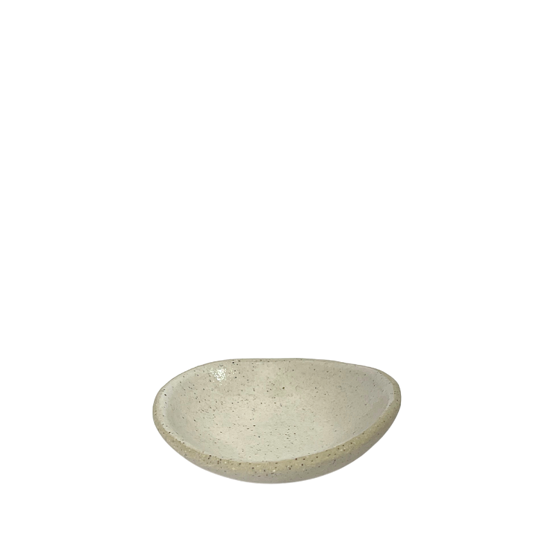 Pebble Small Bowl - White on Stone