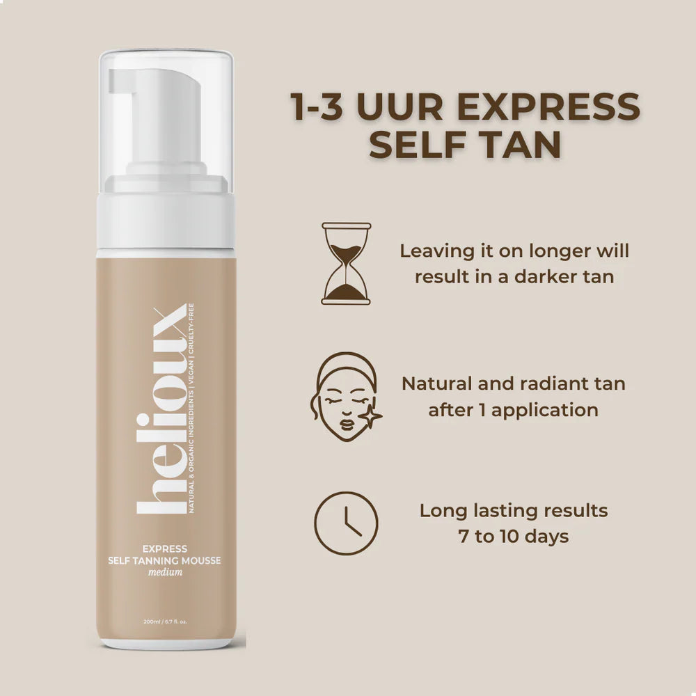 Self Tanner Mousse – 1–3 Hour Express Tan