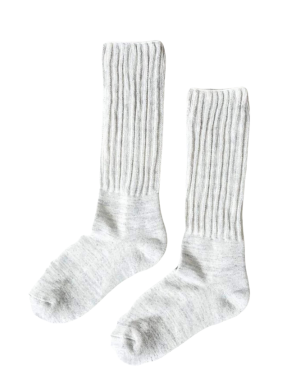 Mekke Cotton Socks - Light Grey