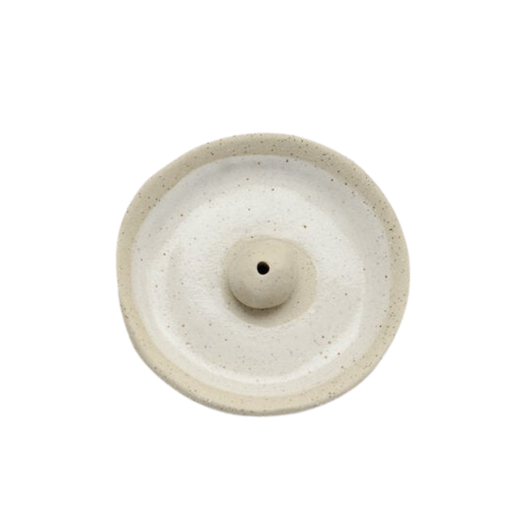 Incense holder - White On Stone