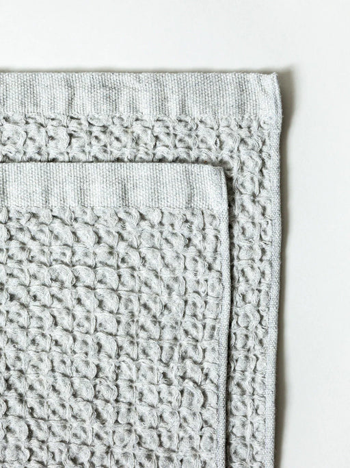Brera Organic Waffle Towel - Light Grey