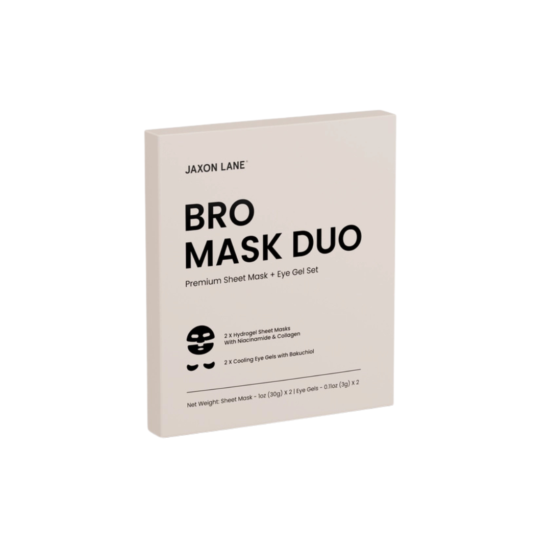 Lab Bro Bro Mask Duo Set | Cooling Eye Gels for Men | The Lab Organics